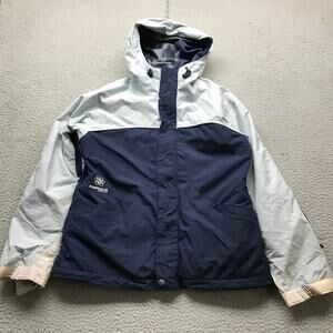 Vintage Burton Snowboards Formula Ski Jacket Women Small Hooded Fleece Lined
